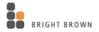 bright brown design logo